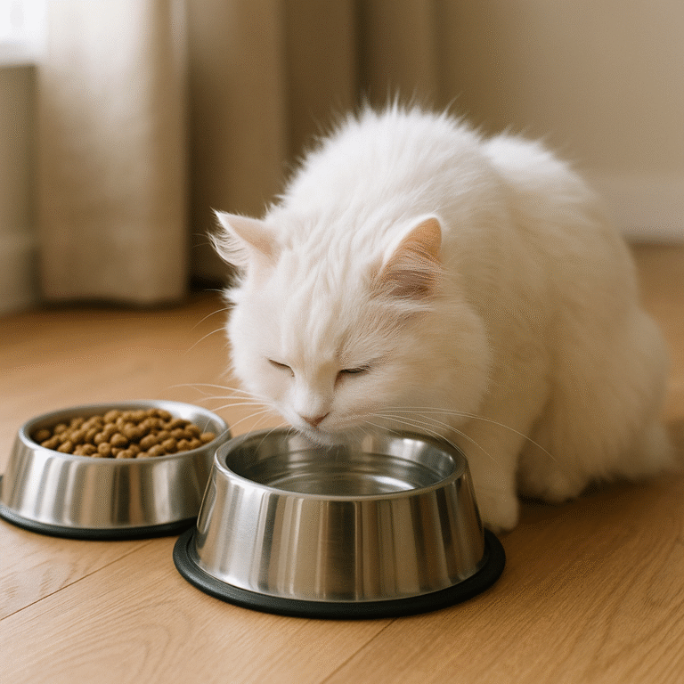 Cat Not Eating but Drinking Water: Causes, Concerns & Expert Solutions
