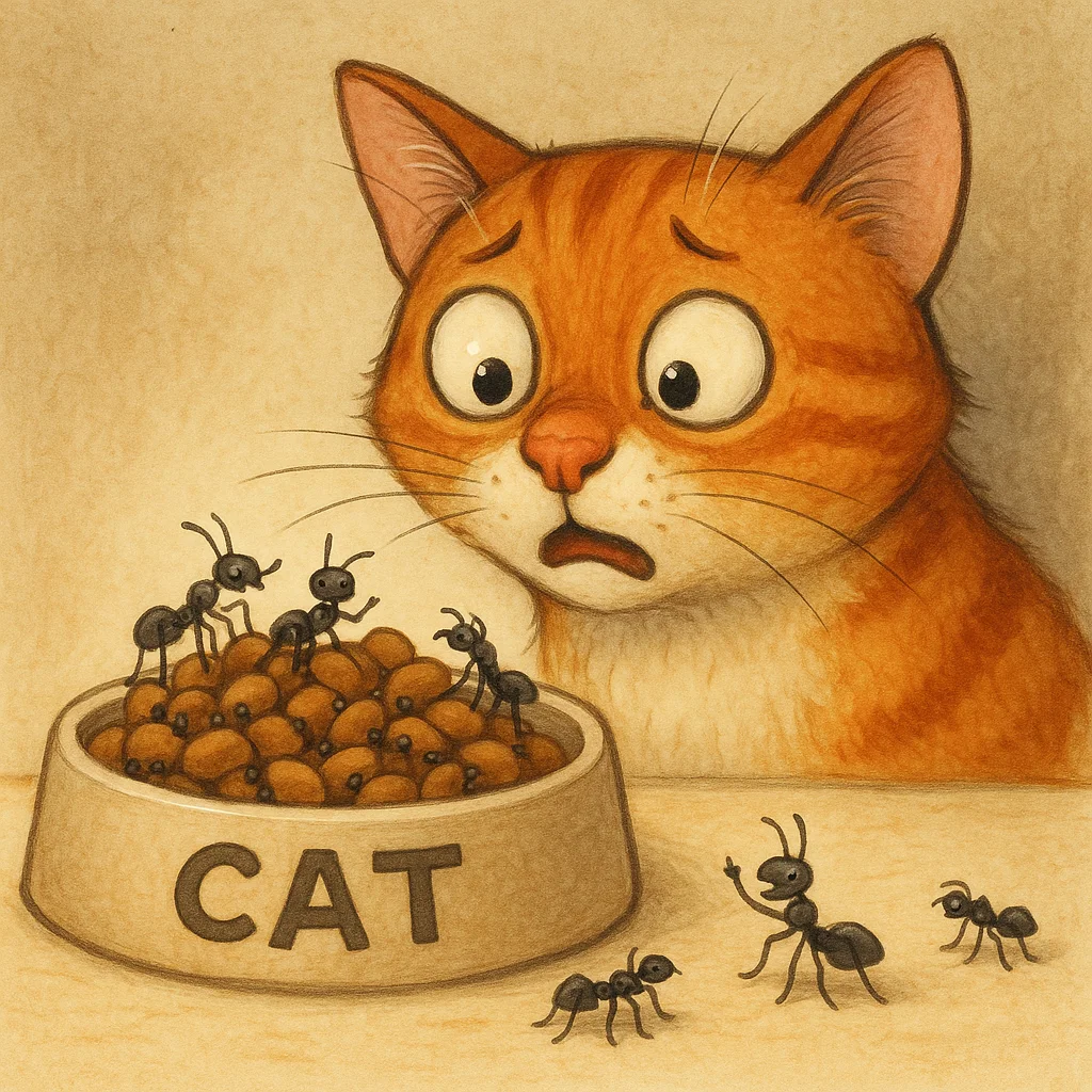 Ants in Pet Food Bowl: 10 Permanent Fixes that Work Ants in Pet Food Bowl: 10 Permanent Fixes that Work