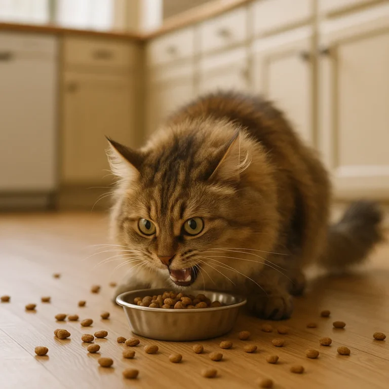 My Cat Eats Too Fast – Why It Happens and How to Stop It