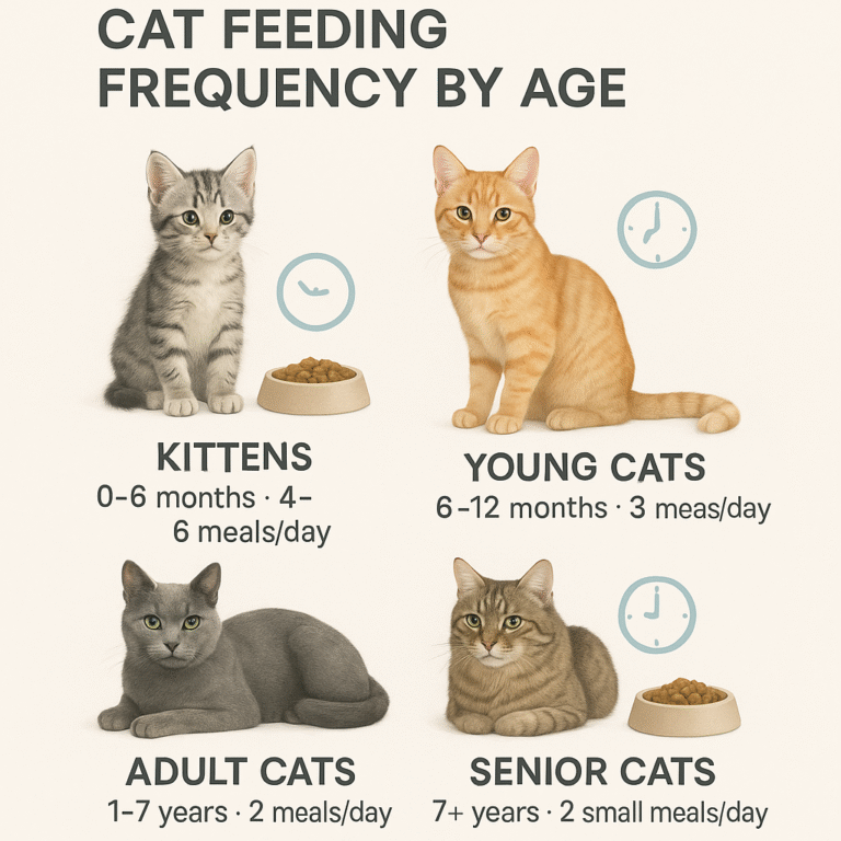 How Many Times a Day Should a Cat Eat